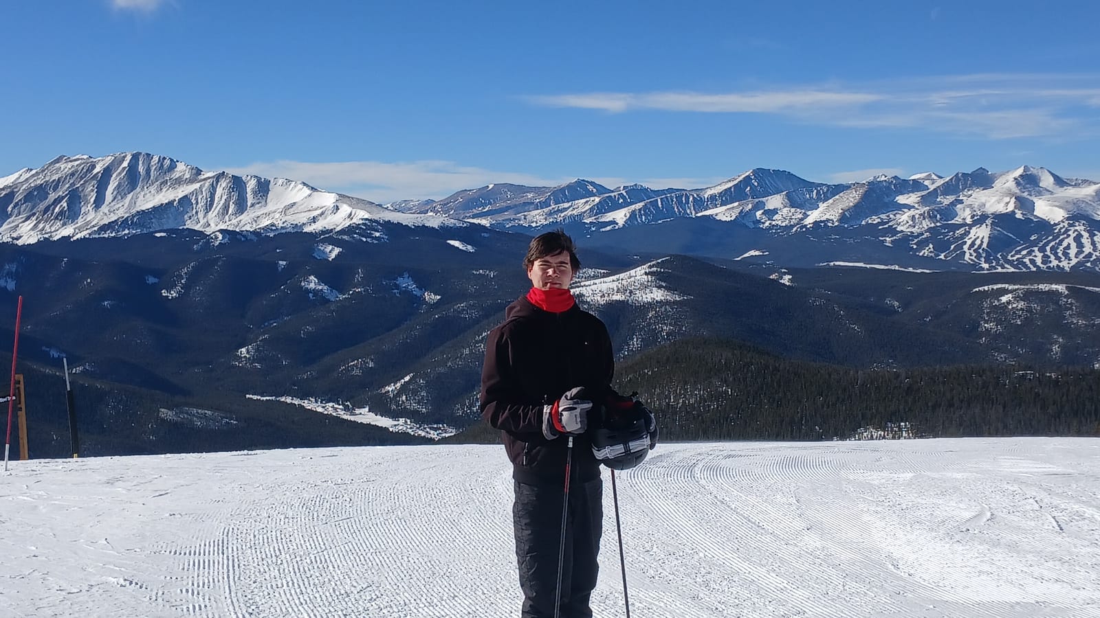 Standing on the mountain